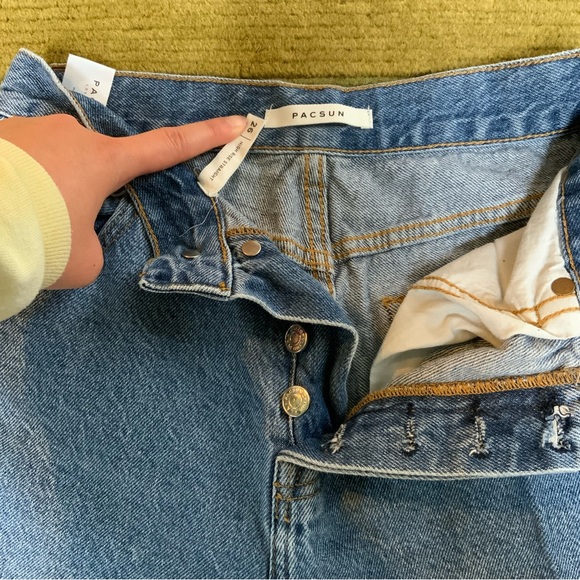 Pacsun High Rise Straight Leg Jeans - Picture 4 of 4